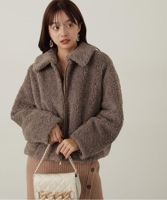 ボアブルゾン 24AW(506859279) | プロポーション ボディ ボアブルゾン 24AW(506859279) | プロポーション ボディ