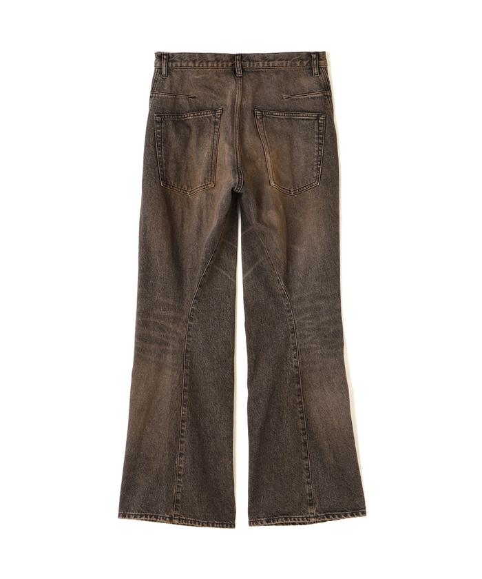 パンツ 24AW NVRFRGT 3D TWISTED JEANS NF242P03B NVRFRGT(ネバーフォーゲット) | グラフペーパー,フレッシュ