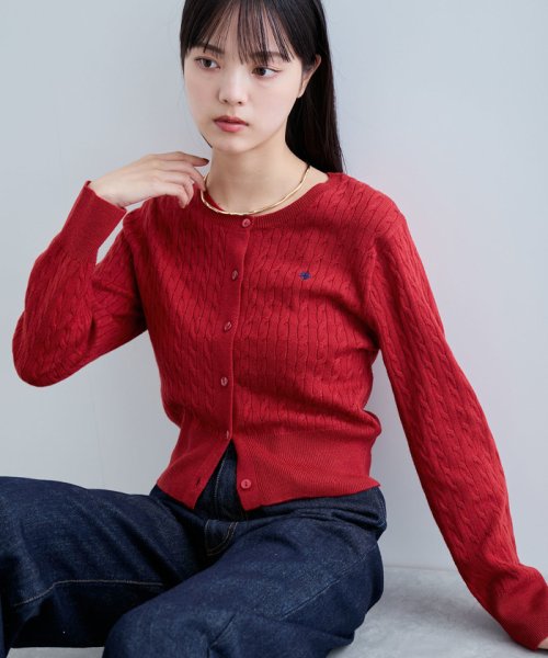 新色追加】【POLO BCS】VIS別注ミニケーブルコンパクトニット 