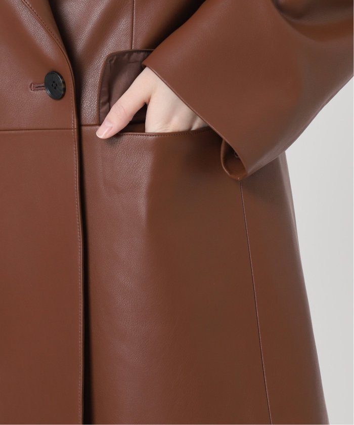 セール 30%OFF】フェイクレザーオーバーサイズジャケット