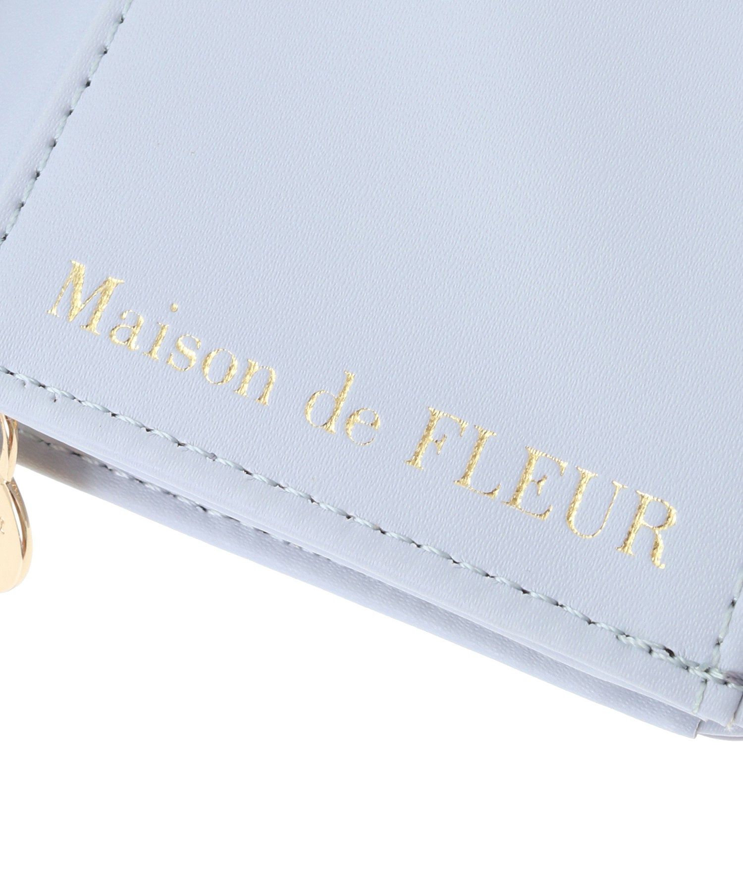 Maison de FLEUR メゾンドフルール 財布 ミニ財布 メゾン ド フルール Maison de FLEUR マットベルトリボンミニ