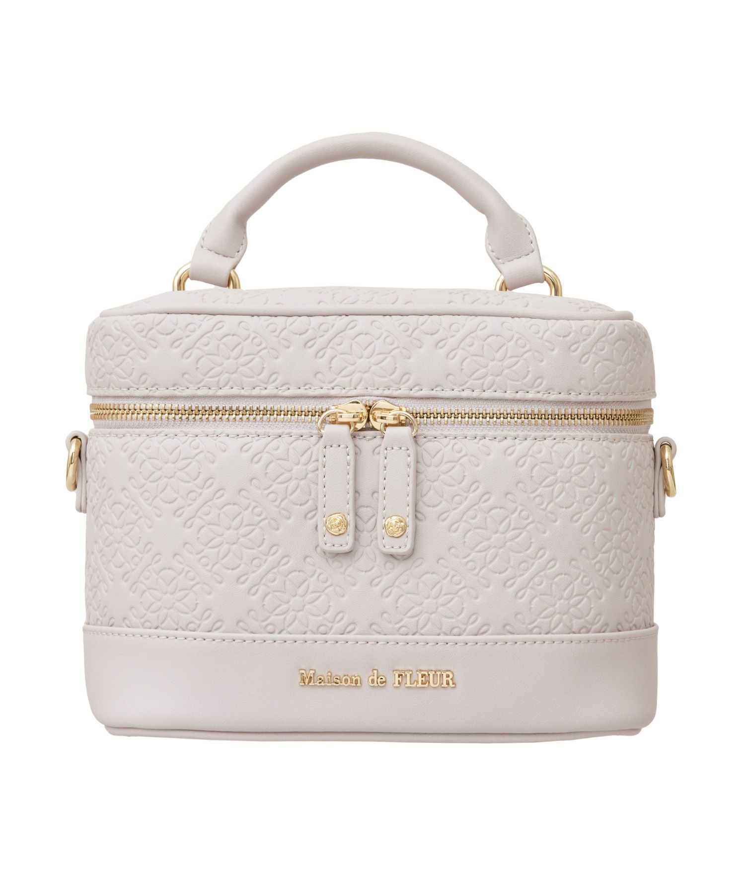 メゾン ド フルール Maison de FLEUR モノグラムファスナー