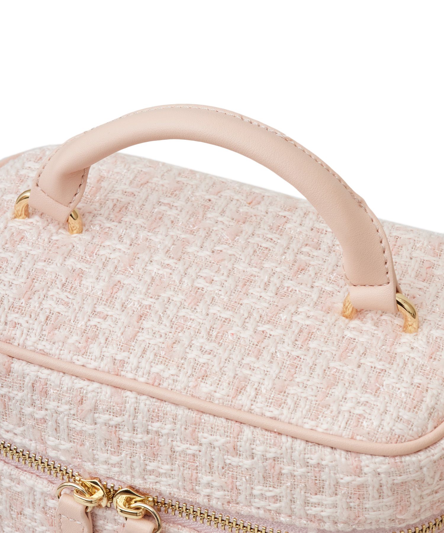 ジョリーフルール　ショルダーバッグ セール】メゾン ド フルール Maison de FLEUR ツイードキューブ