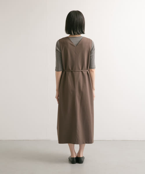 セール 20%OFF】『UR TECH』ツイルフレアジャンパースカート