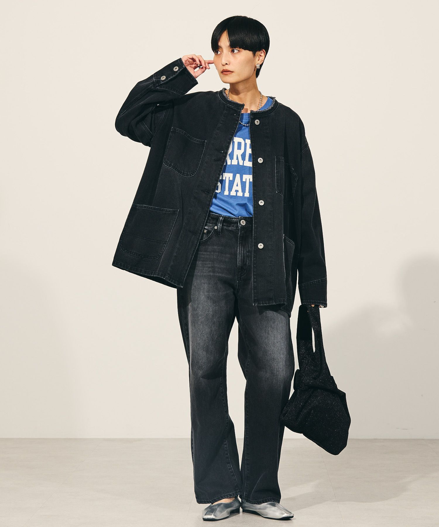 アメリカンホリック AMERICAN HOLIC デニムカバーオール