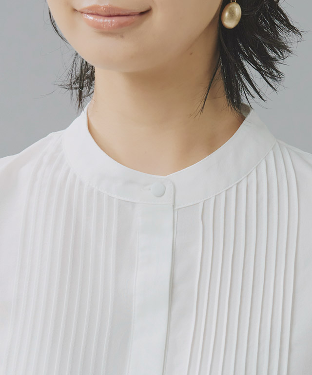 ラス RASW ピンタックボリュームスリーブブラウス （ブラック） ラス RASW ピンタックボリュームスリーブブラウス （ブラック