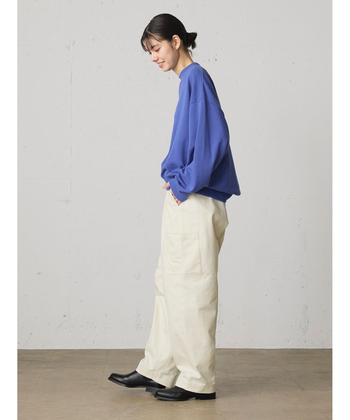 レディース　MidiUmi　ミディウミ　クルーネックスウェット　スウェット　裏パイル　3-719658 楽天市場】レディース MidiUmi ミディウミ クルーネック