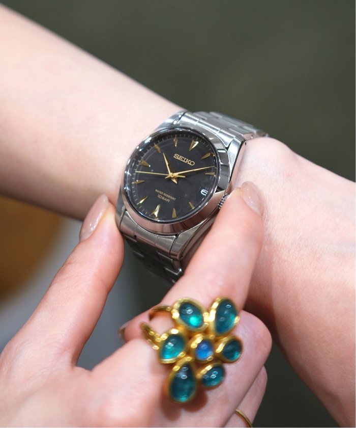 IENA SEIKO HIROB コラボレーションウォッチ SEIKO / セイコー】Exclusive IENA × HIROB Black【ウォッチ