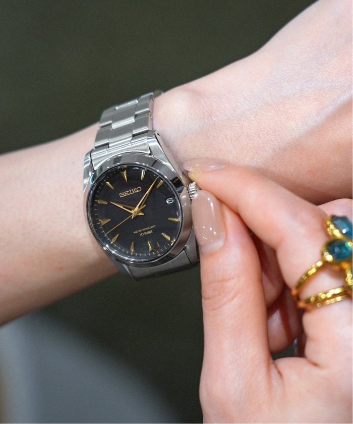 時計 IENA SEIKO HIROB WEB限定/追加5》SEIKO Exclusive IENA*HIROB (Black)(506947261