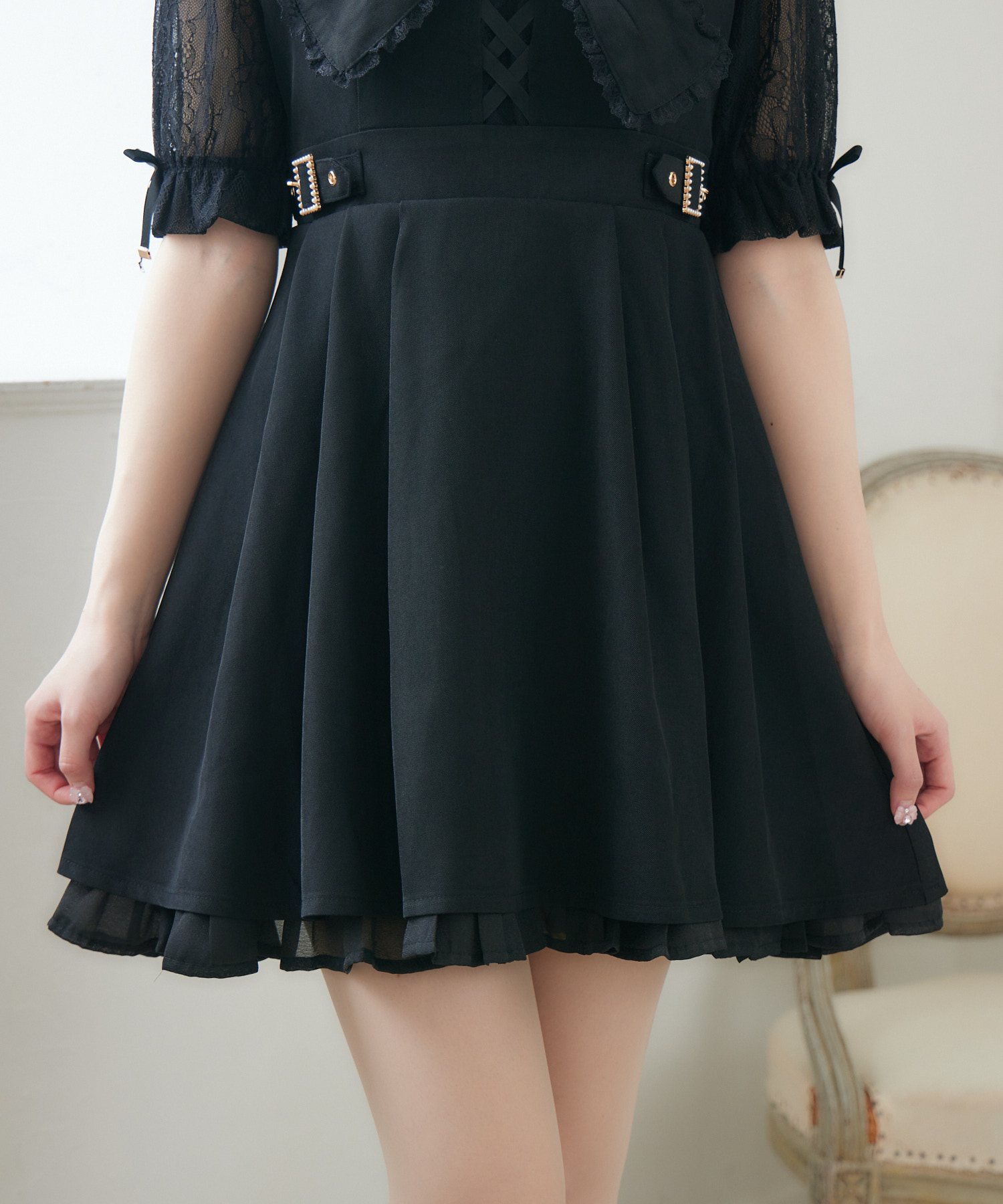 セール 30%OFF】ロジータ ROJITA リボンデザインジャンスカ