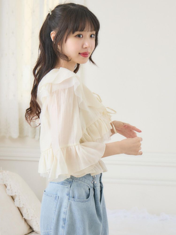 美品　DSQUARED2 フリルキャミソール 40 美品 DSQUARED2 フリルキャミソール 40 （レディース