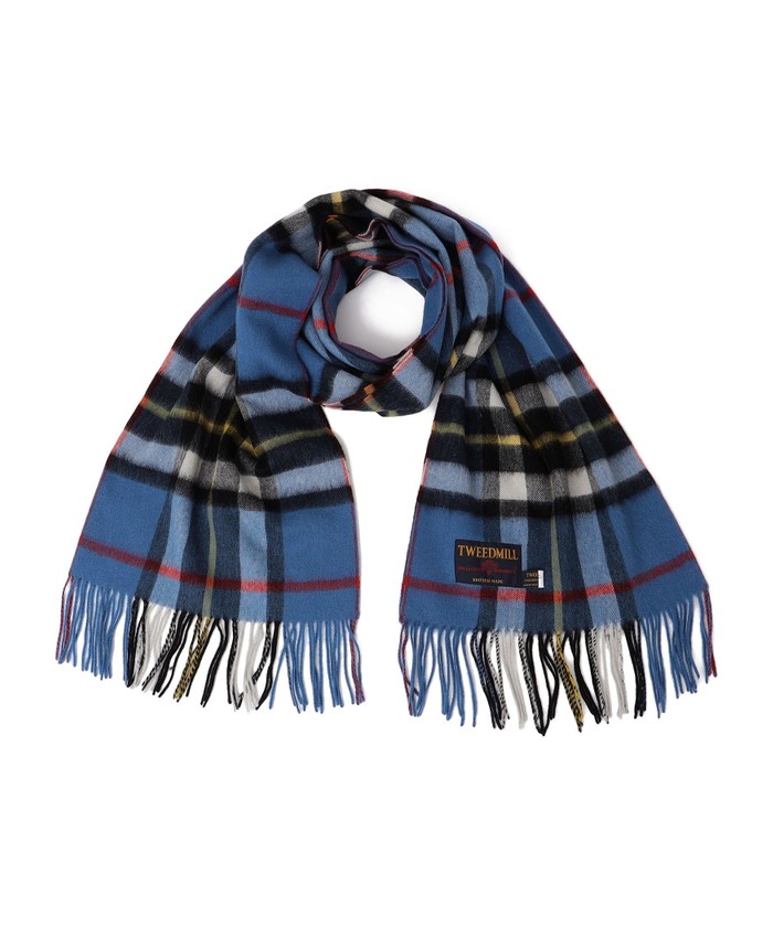 TWEEDMILL チェック柄マフラー　イエロー　アーバンリサーチ TWEEDMILL チェック柄マフラー イエロー アーバンリサーチ