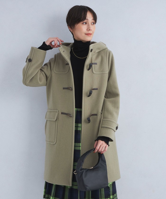 セール46%OFF】ロング ダッフルコート(505492809) | グリーン セール46%OFF】ロング ダッフルコート(505492809) | グリーン