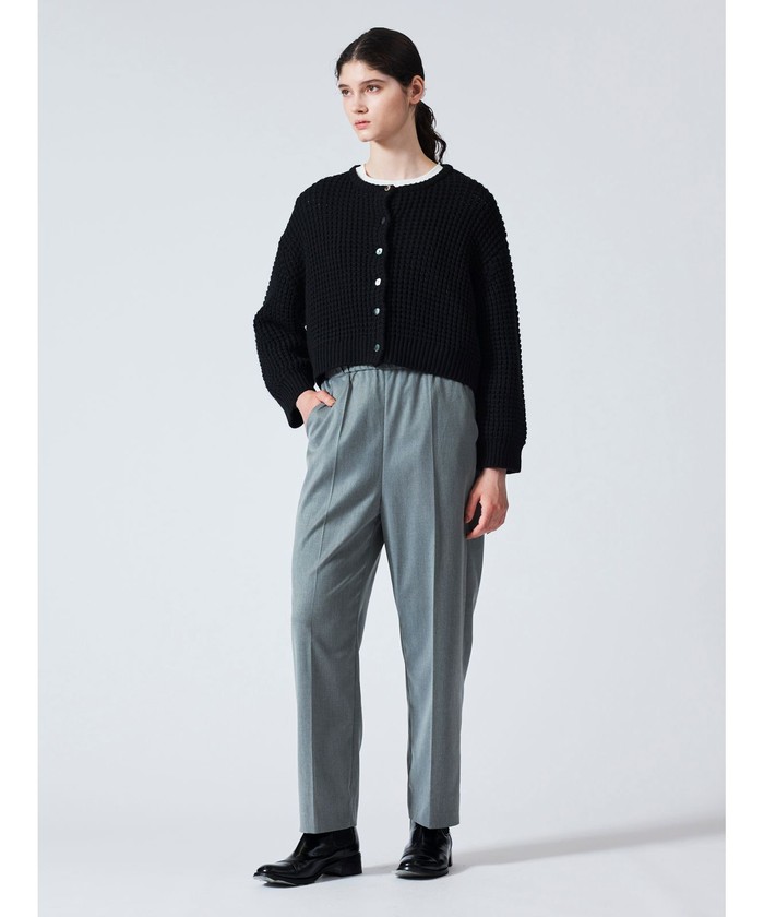 セール 30%OFF】mizuiro ind ワッフルニットカーディガン