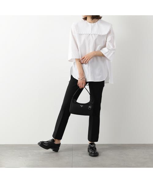 新作】PRADA◇ブラッシュド レザー モカシン Nero (PRADA