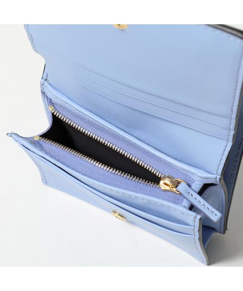希少品◆エレガント♪【FENDI】バゲット ショート Wallet Khaki Baguette Continental Wallet With Chain Leather Beige | Fendi