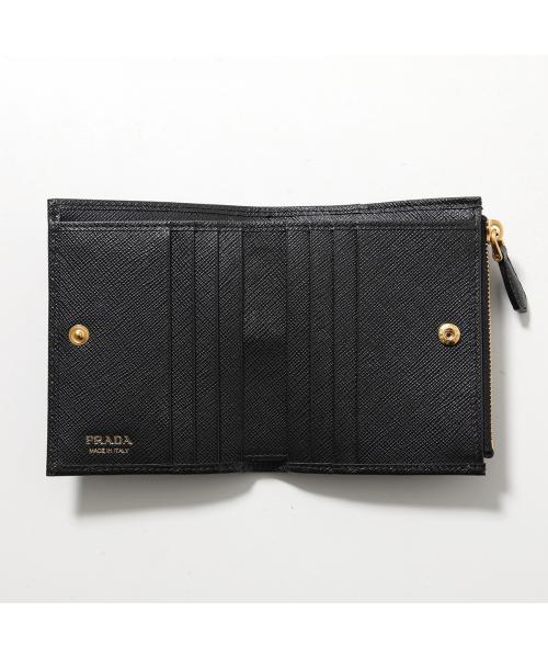PRADA 二つ折り財布 1ML050 QHH トライアングルロゴ プラダ PRADA PRADA 二つ折り財布 1ML050 QHH トライアングル