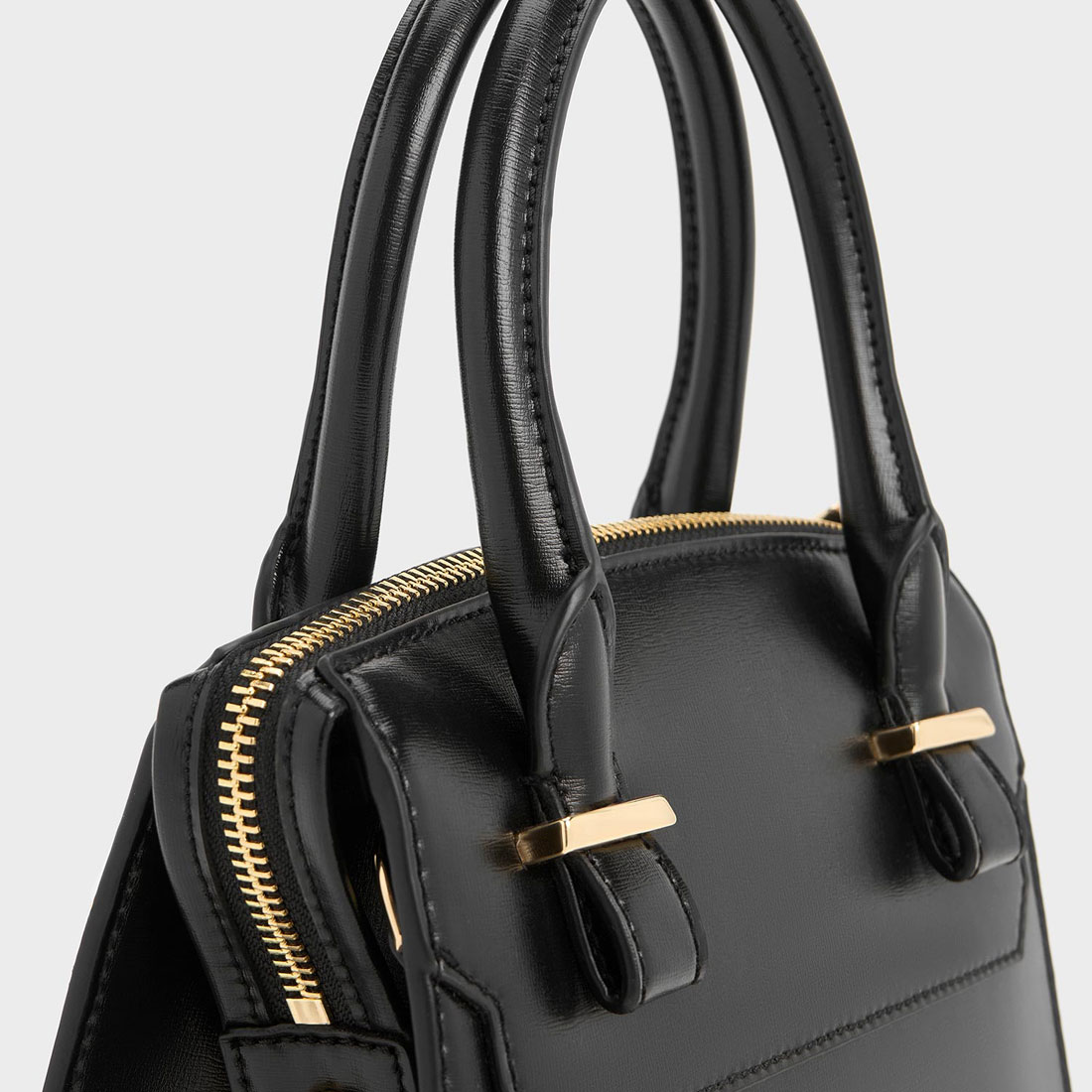 CHARLES & KEITH◆テミー ストラクチャード トートバッグ Temmie テミー ストラクチャートートバッグ(506949939