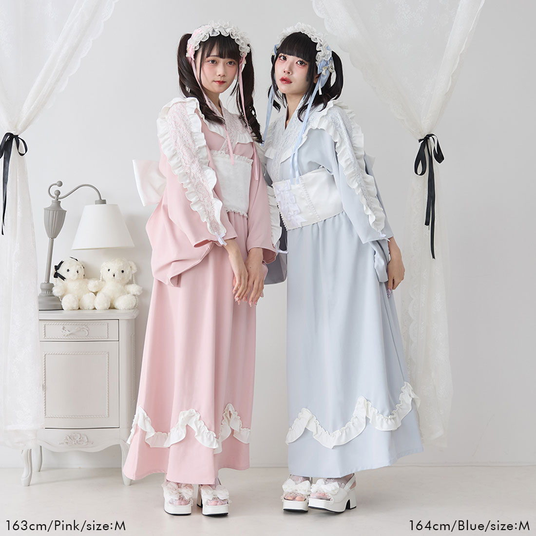 ユメテンボウ 夢展望 フリルレースプリンセス浴衣(506964207