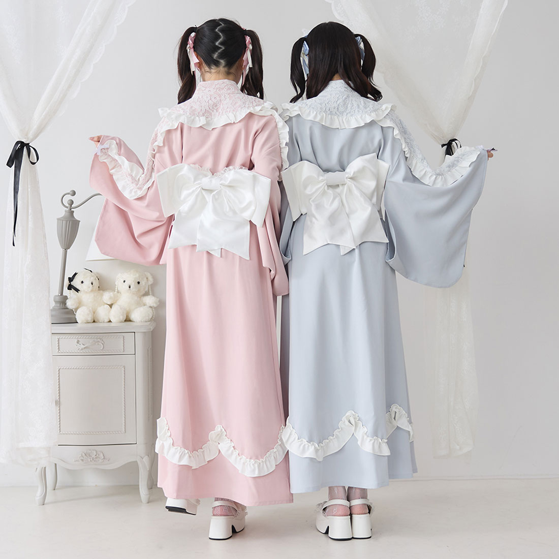 ユメテンボウ 夢展望 フリルレースプリンセス浴衣(506964207