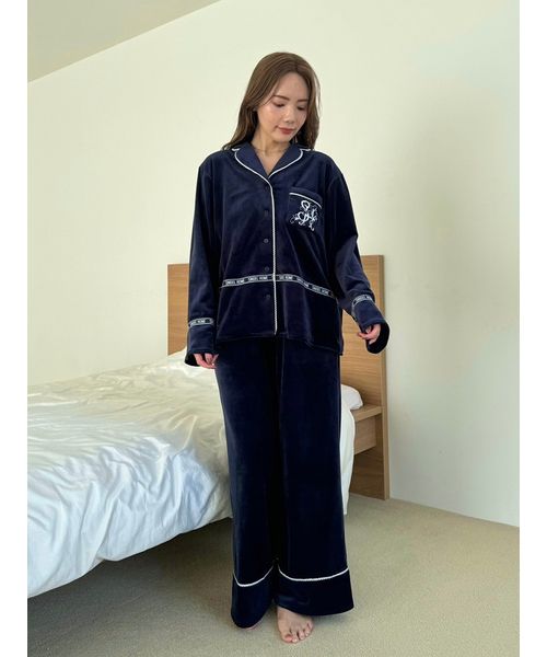 SNIDEL HOME（スナイデルホーム）の「【Silk】開襟シャツ×ロング