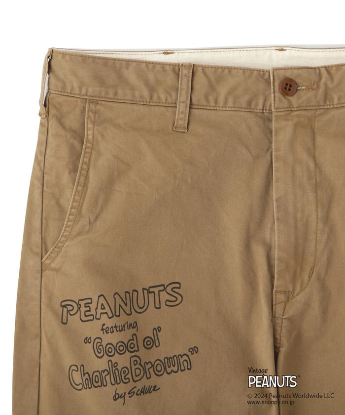 AVIREX×PEANUTS CHINO（チノ）　FLYING ACE 新品 AVIREX × PEANUTS》CHINO PANTS 