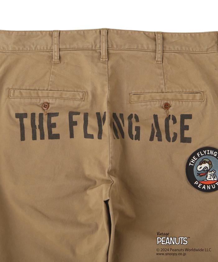 AVIREX×PEANUTS CHINO（チノ）　FLYING ACE 新品 AVIREX × PEANUTS》CHINO PANTS 
