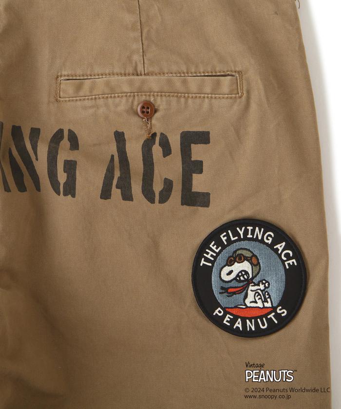AVIREX×PEANUTS CHINO（チノ）　FLYING ACE 新品 AVIREX × PEANUTS》CHINO PANTS 