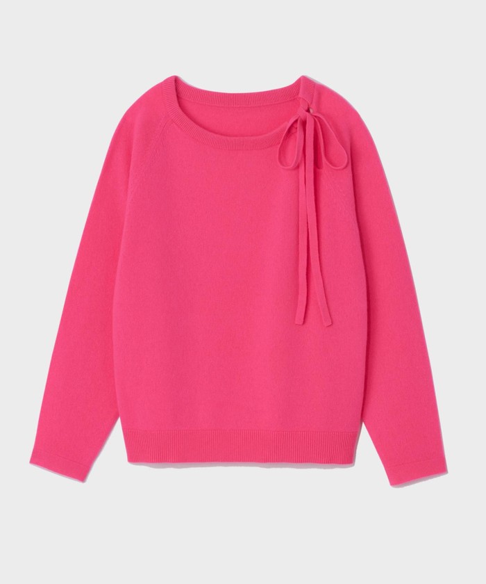 【グレースコンチネンタル】ボウタイカシミヤトップ ボウタイカシミヤトップ / GRACE CONTINENTAL | GRACE