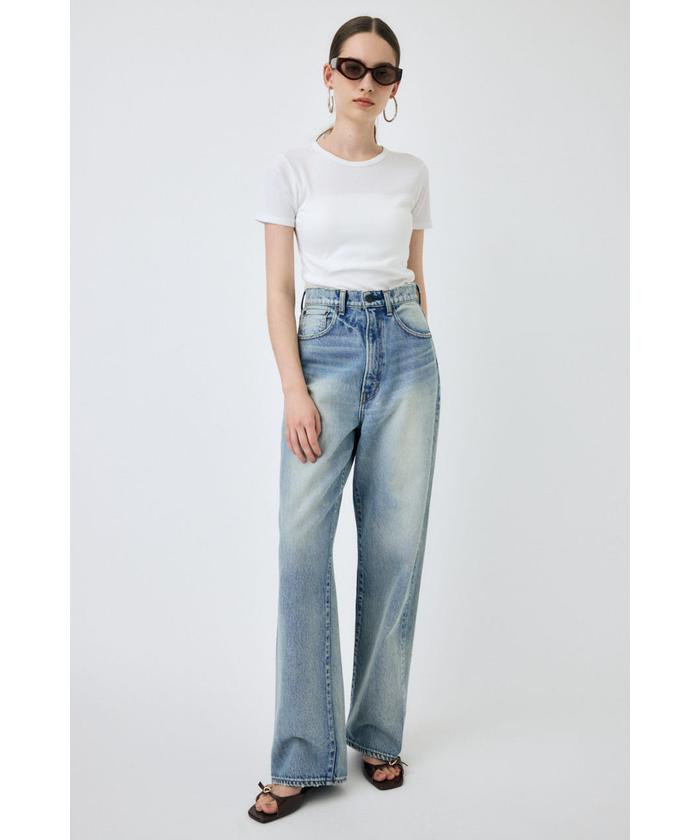HW DAMAGE LOOSE STRAIGHT(506974981) | マウジー(moussy) - d