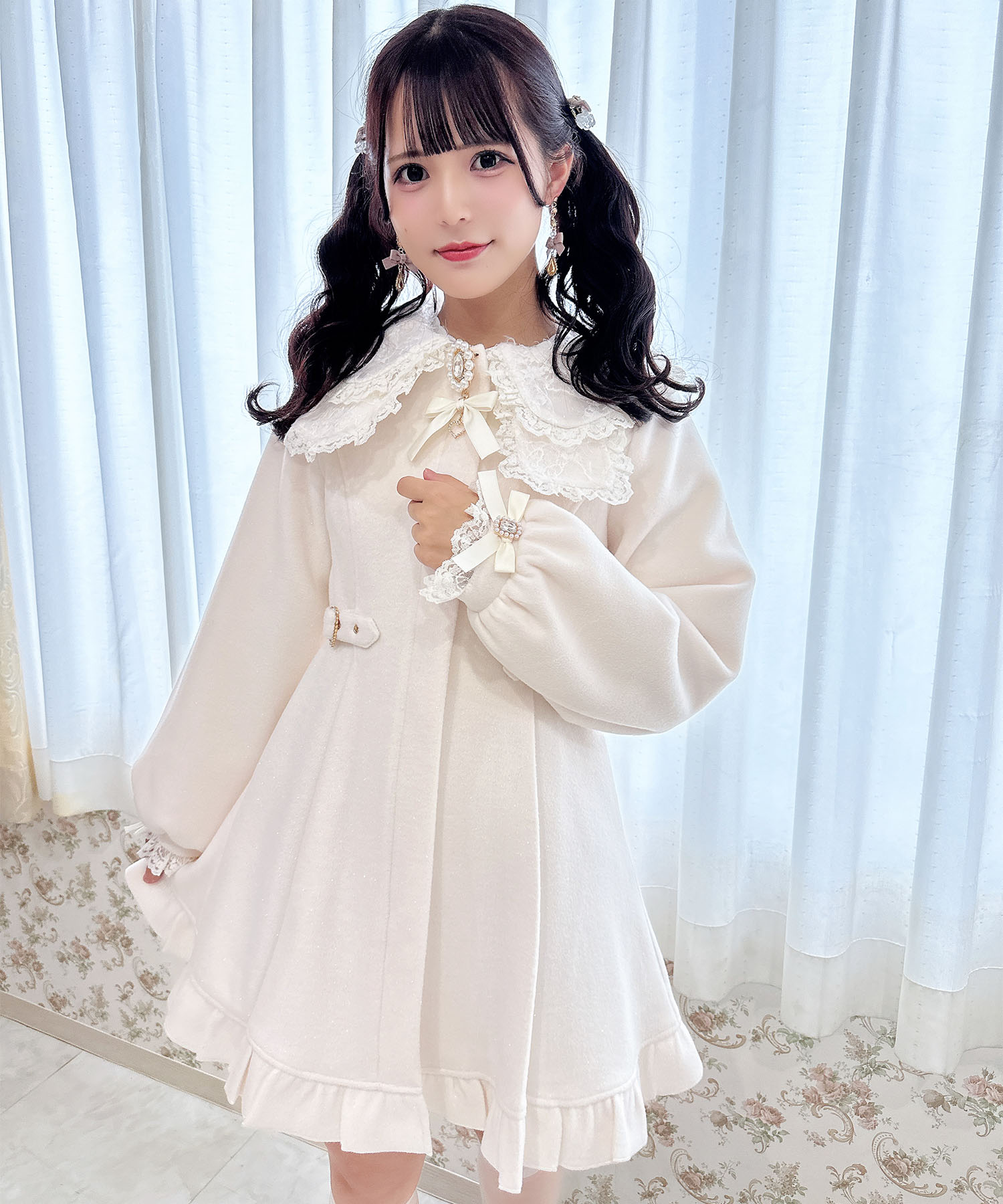 アトリエピエロ　フィッシュテールジレ　レース　リボン　ゴージャス　ロリータ アトリエピエロ フィッシュテールジレ レース リボン ゴージャス
