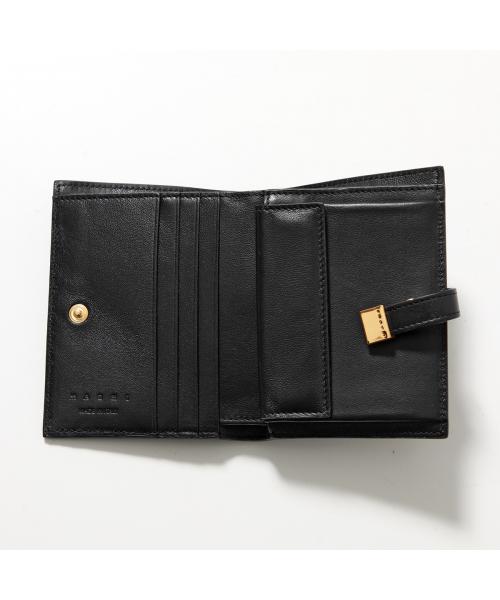 セール】MARNI 二つ折り財布 PFMO0103U1 P5298 レザー(506978774 セール】MARNI 二つ折り財布 PFMO0103U1 P5298 レザー(506978774