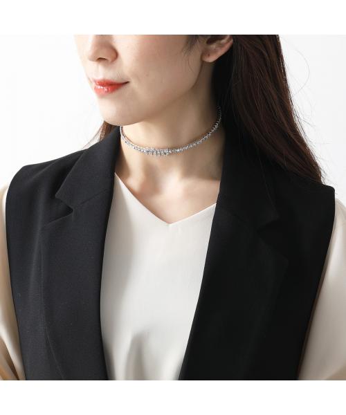 MIUMIU チョーカー 5JC871 2DNC ネックレス クリスタル ロゴ