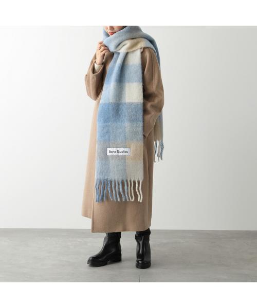 Acne Studios マフラー CA0084 チェック柄 大判(506982364 Acne Studios マフラー CA0084 チェック柄 大判(506982364