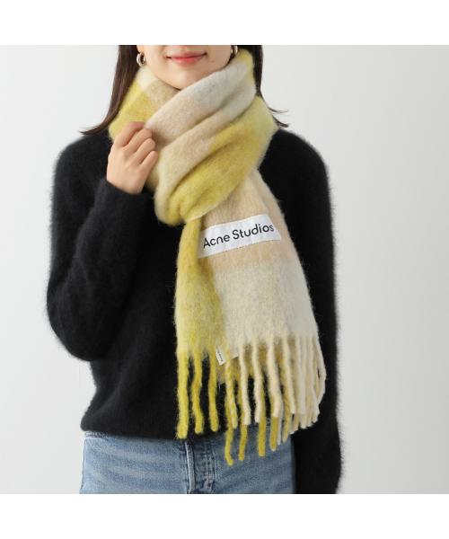 Acne Studios マフラー CA0084 チェック柄 大判(506982364 Acne Studios マフラー CA0084 チェック柄 大判(506982364
