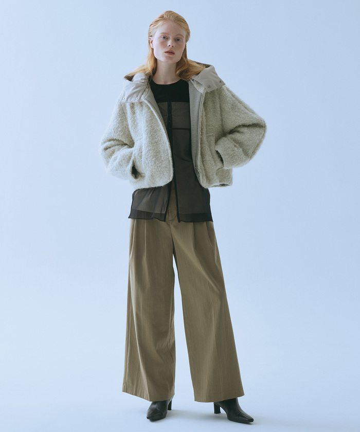 【 ADAM ET ROPE⠀】オリーブグリーン フリンジビスチェ セール70%OFF】シアーレイヤードビスチェ(506982386) | アダム