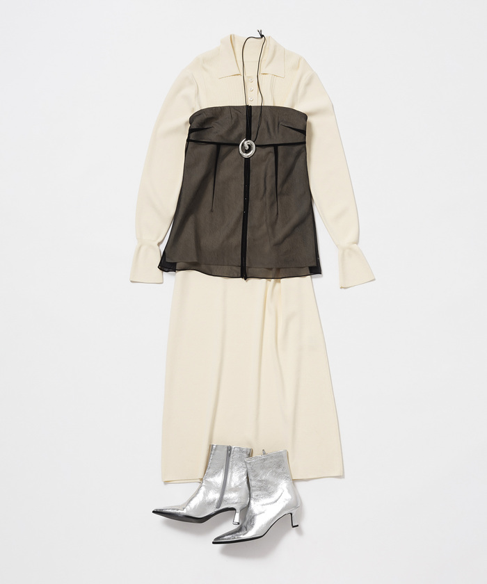 セール70%OFF】シアーレイヤードビスチェ(506982386) | アダム