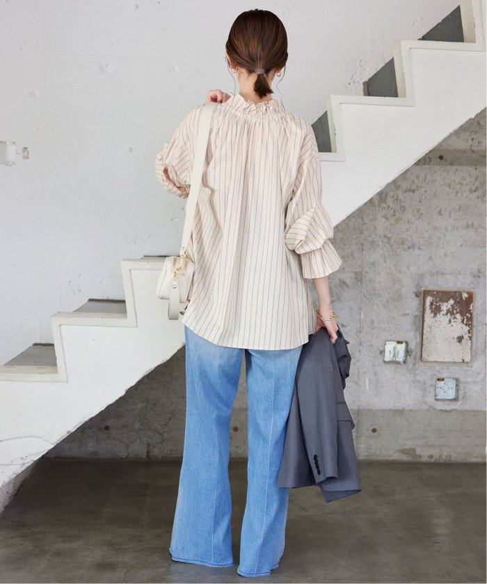 イエナ⭐︎IENAタイプライターティアードブラウス新品 未使用】IENA タイプライターティアードブラウス