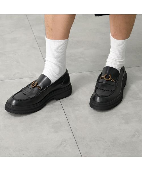 FRED PERRY ローファー FP CHAIN LOAFER LEATHER B8346 FRED PERRY ローファー FP CHAIN LOAFER LEATHER B8346