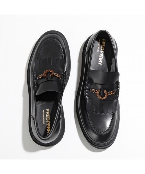 FRED PERRY ローファー FP CHAIN LOAFER LEATHER B8346 FRED PERRY ローファー FP CHAIN LOAFER LEATHER B8346