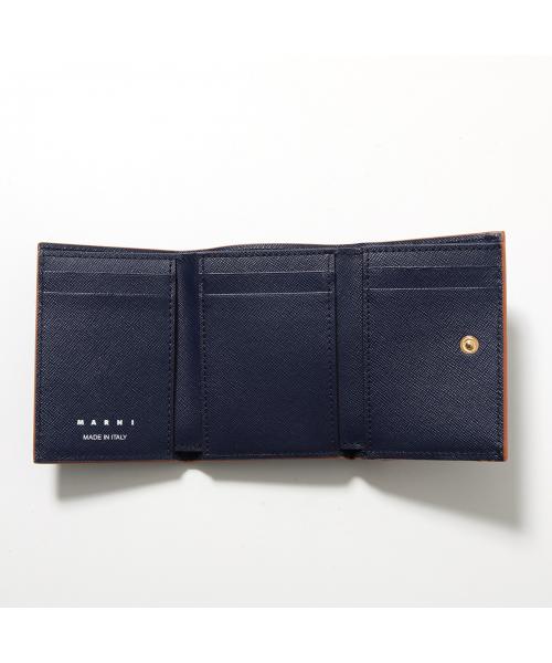 マルニ MARNI TRIFOLD BIG LOGO PFMO0125U1 LV520 三つ折り財布 MARNI マルニ TRIFOLD BIG LOGO トライフォールドビッグロゴ