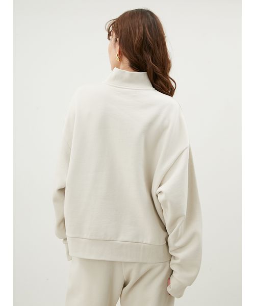 セール 50%OFF】ハーフジップスウェットプルオーバー【マシーン セール 50%OFF】ハーフジップスウェットプルオーバー【マシーン