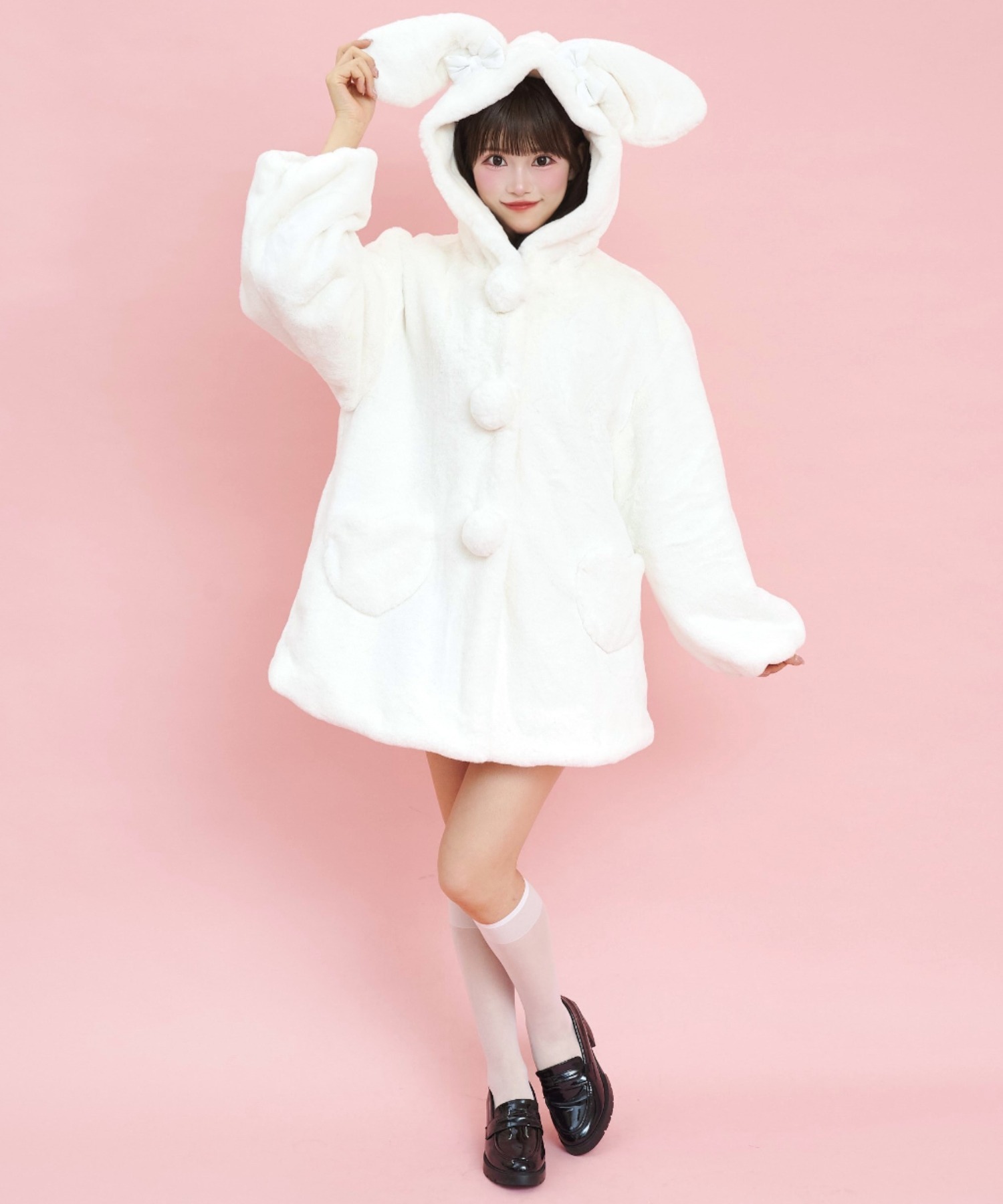 シークレットハニー Secret Honey うさ耳ファーコート(506988334 シークレットハニー Secret Honey うさ耳ファーコート(506988334