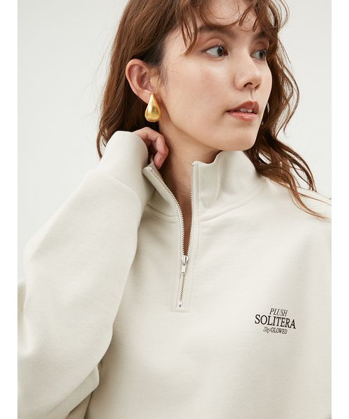 楽天市場】【SALE／50%OFF】ハーフジップスウェットプルオーバー