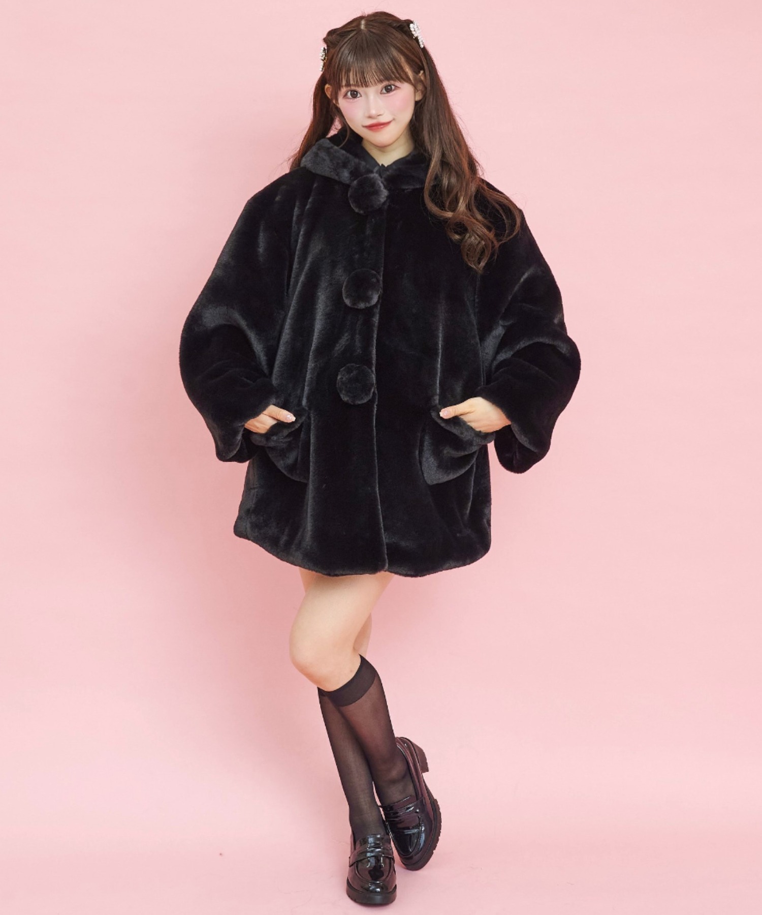 シークレットハニー Secret Honey うさ耳ファーコート(506988334 シークレットハニー Secret Honey うさ耳ファーコート(506988334