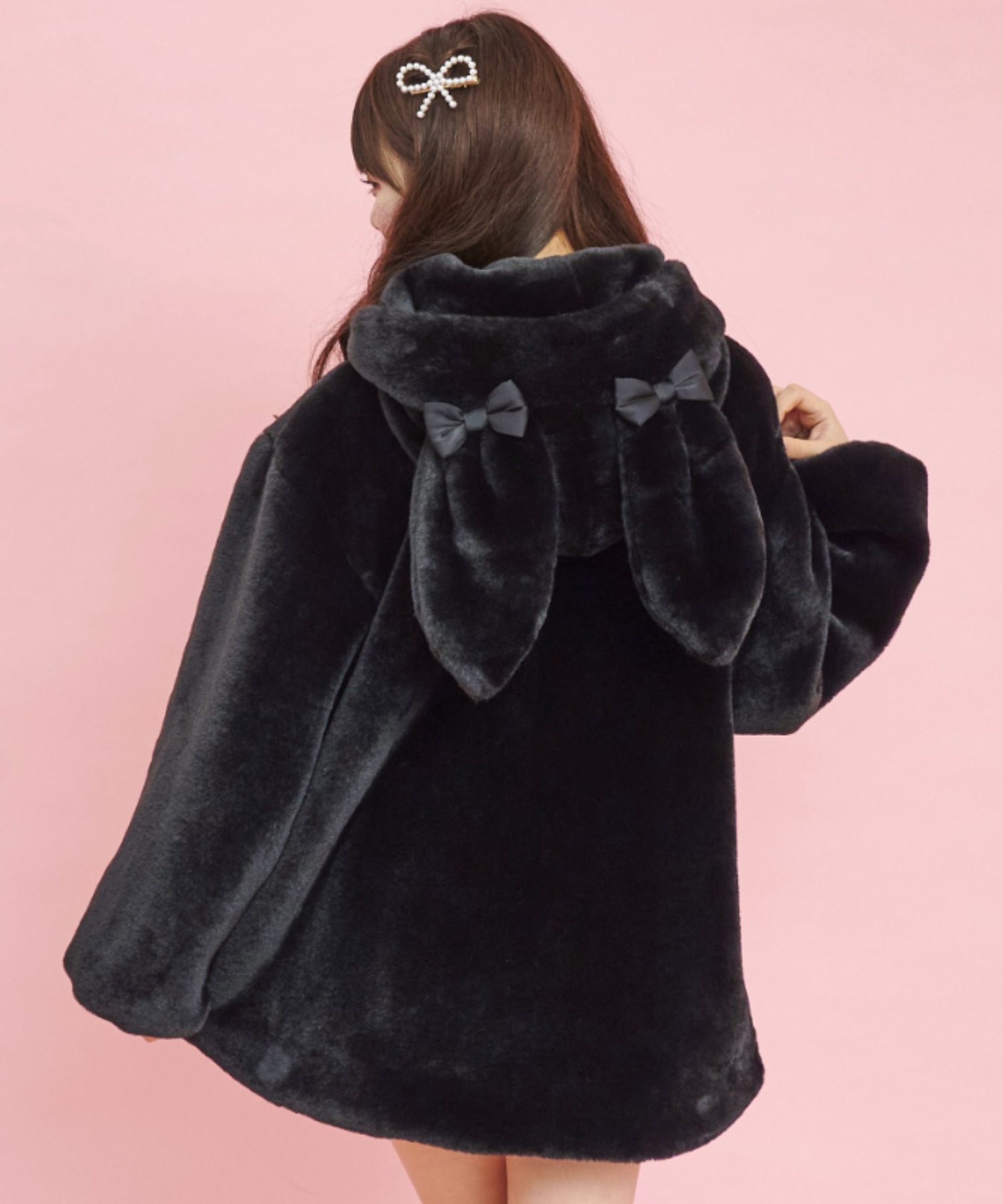 2024年秋冬新作 シークレットハニー Secret Honey うさ耳ファーコート(506988334) | シークレットハニー(Secret Honey) - d fashion ジャケット・アウター