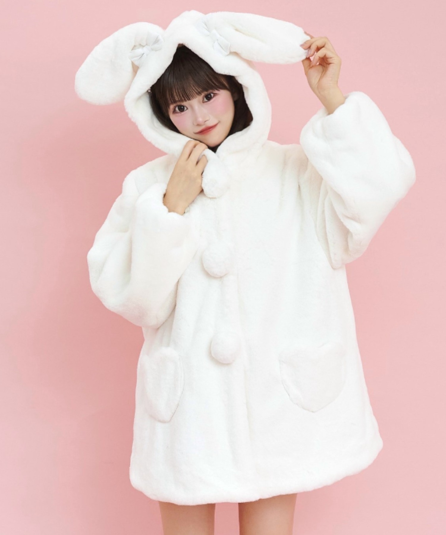 シークレットハニー Secret Honey うさ耳ファーコート(506988334 シークレットハニー Secret Honey うさ耳ファーコート(506988334