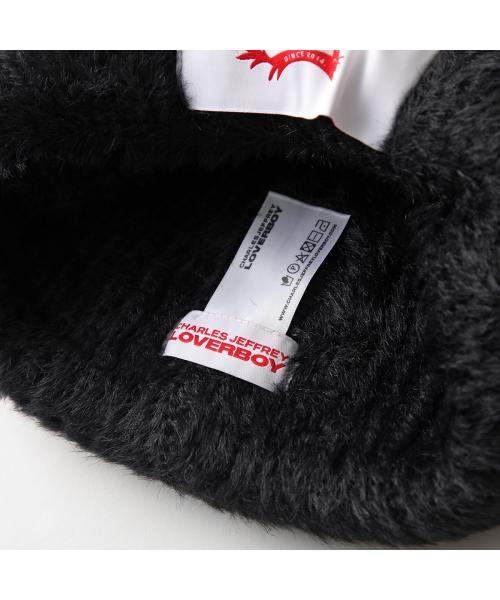 CHARLES JEFFREY LOVERBOY ニット帽 FLUFFY CHUNKY EARS BEANIE