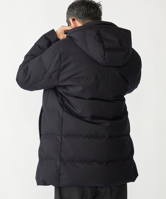 SHIPS シップス FRENCH DUCK DOWN コート ブラック