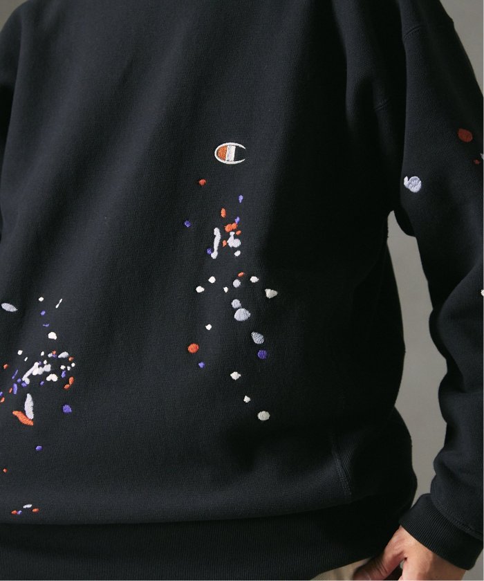 CHAMPION / チャンピオン 別注 R/W 刺繍スプラッシュ スウェット